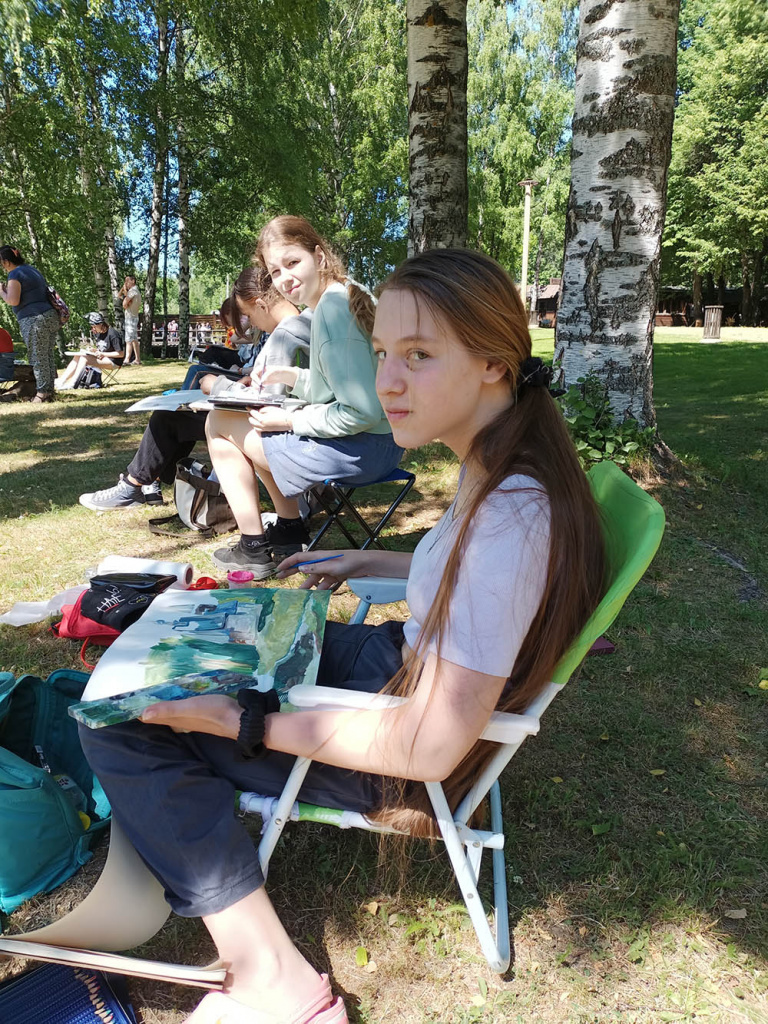 Художественная школа-студия на пленэрах в Костроме. Художественная школа-студия на пленэрах в Костроме.