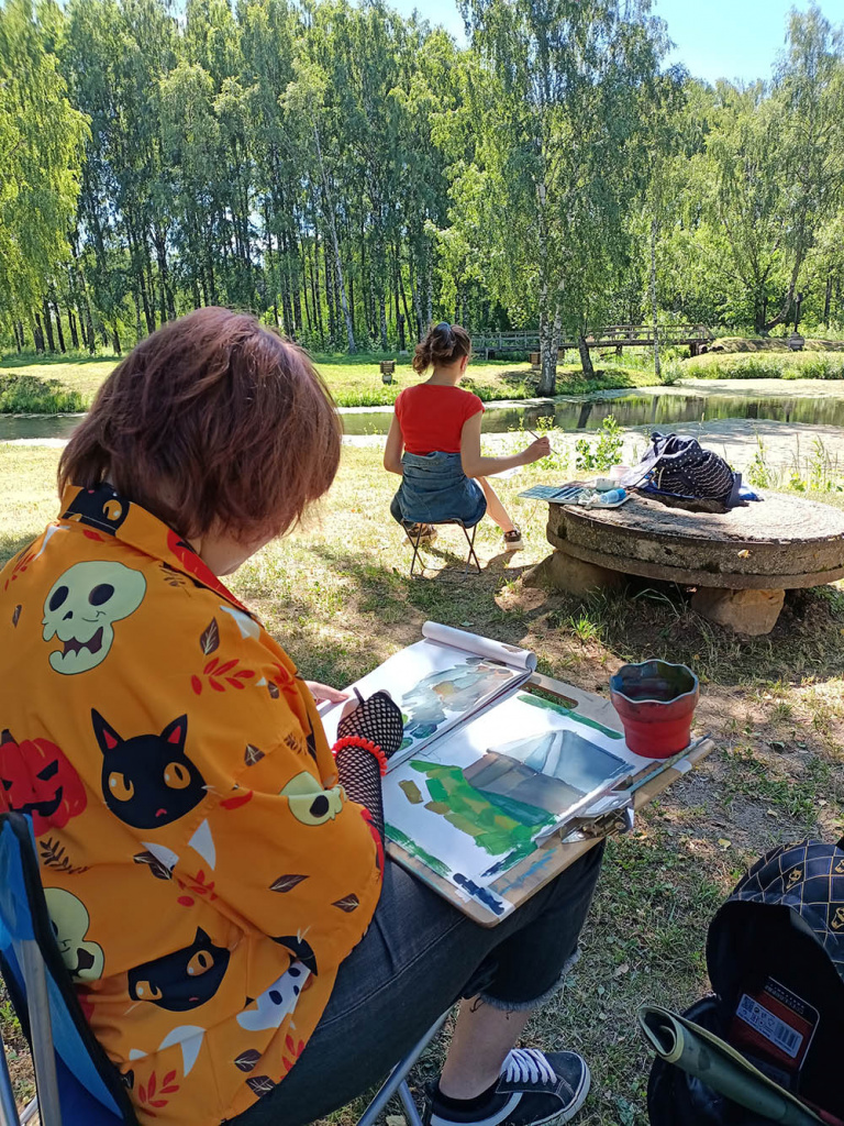 Художественная школа-студия на пленэрах в Костроме. Художественная школа-студия на пленэрах в Костроме.