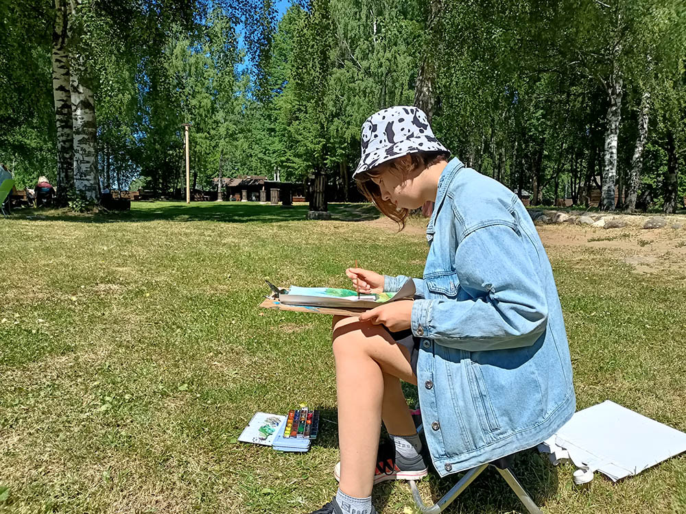 Художественная школа-студия на пленэрах в Костроме. Художественная школа-студия на пленэрах в Костроме.
